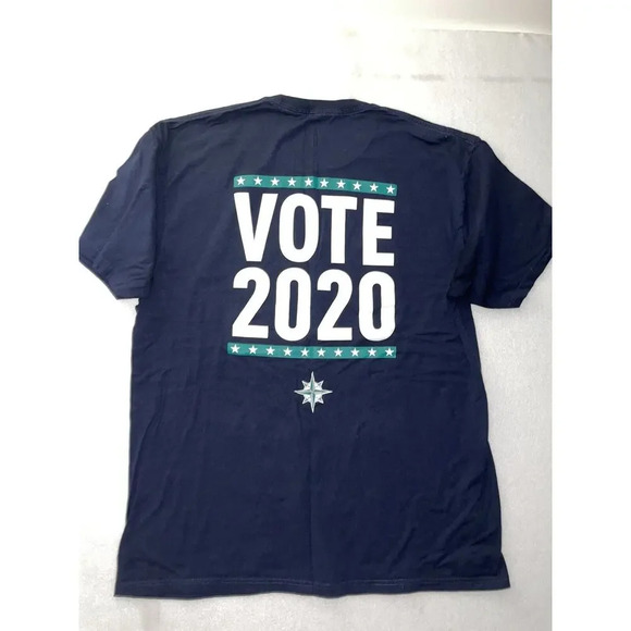 Seattle Mariners Vote 2020 T Shirt Men’s Size XL Election Day Promo MLB RARE - Picture 5 of 5